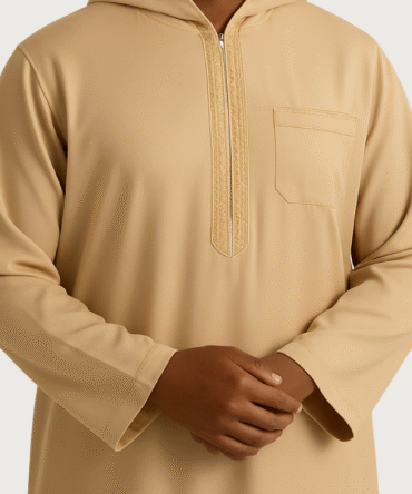 Qamis Luxe Émirati Beige